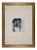 Sergio Barletta, Blue Face, Original Lithograph, 1960 For Sale