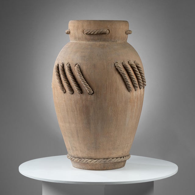 Terracotta Vase by Zacca Gnini, 1930s For Sale - Image 3 of 3