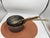 Pre-war copper frying pans, Dimensions: Maximum height up to the handle: 20 cm. Height of the pan itself: 10 cm. Diameter:...