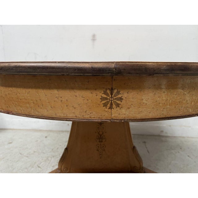 Brown Charles X Style Dining Table in Maple For Sale - Image 8 of 15