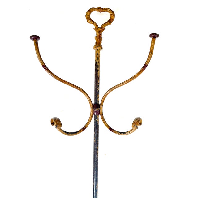 Art Deco Coat Rack and Umbrella Stand in Cast Iron, 1930s For Sale - Image 4 of 13