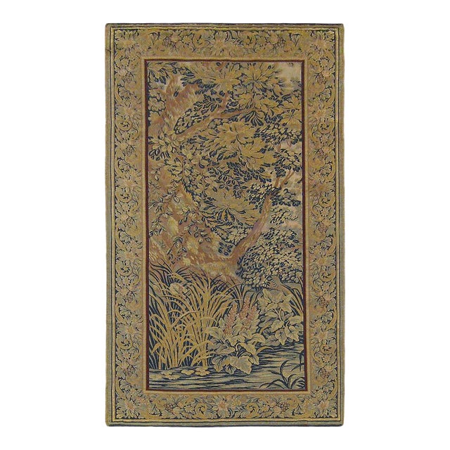 French Loomed Landscape Tapestry, circa 1920 For Sale