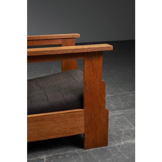 Wood Vintage Hague School Lounge Chair, 1920s For Sale - Image 7 of 15