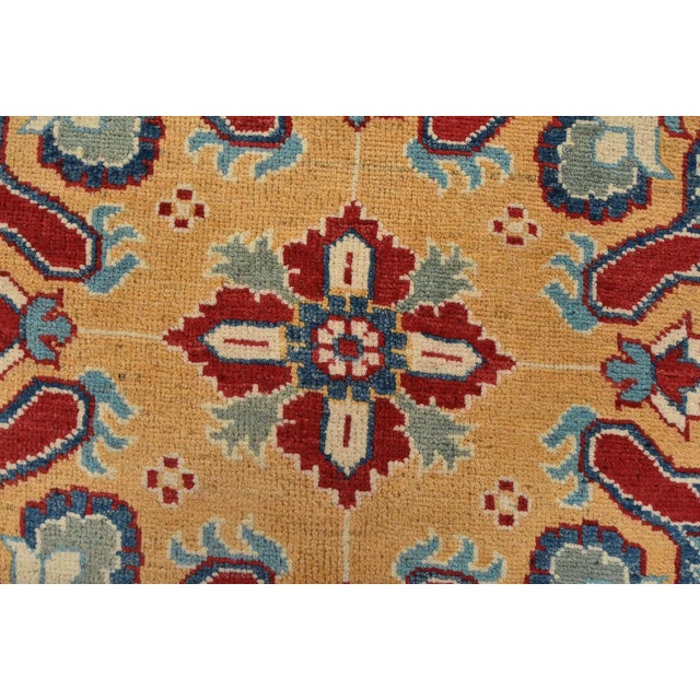 Caucasian Rug 8’2” X 9’10” Red Wool Traditional Hand-Knotted Oriental Carpet For Sale - Image 9 of 15