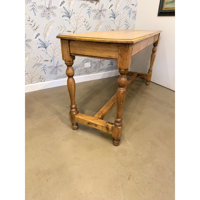 19th Century English Pine Console Table For Sale - Image 12 of 12
