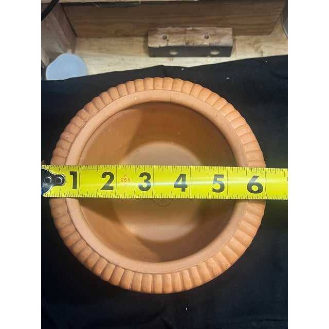 Italian Vintage Italian Terrecotte Lotti Ceramic Cherub Planter Bowl For Sale - Image 3 of 12