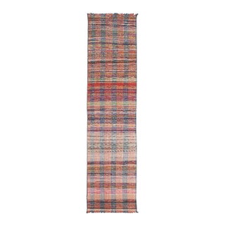 Vintage Turkish Decorative Runner Rug - 2`3" X 8`10" For Sale