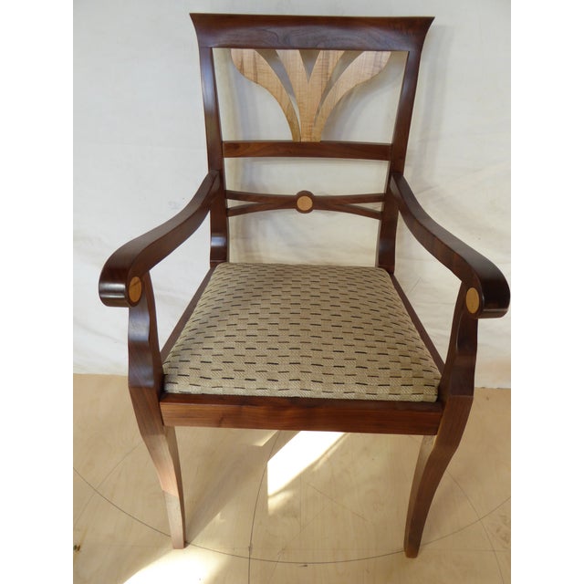 American Dining Chairs in Walnut / Designers Special / 8 For Sale - Image 3 of 9