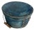 19Thc Original Blue Painted Bail Handled Pantry Box For Sale