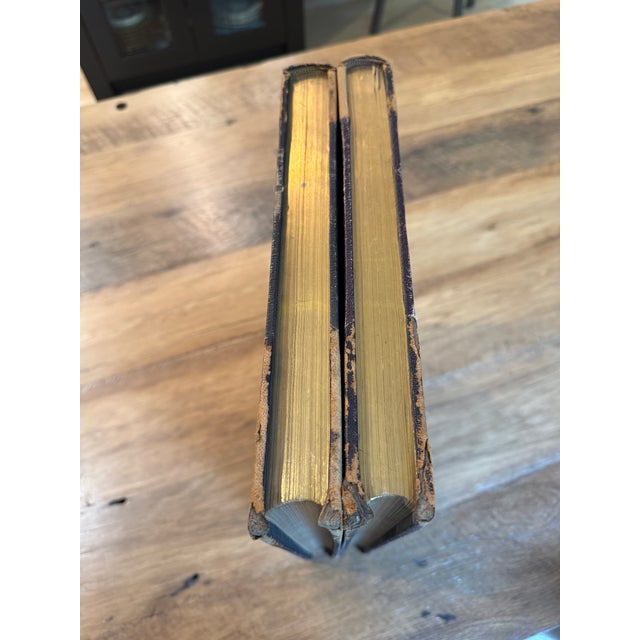 Traditional 1879–1882 Leather Hardcover Books Art Amateur Bound Journals by Montague Marks – Set of 2 Deluxe Volumes For Sale - Image 3 of 14
