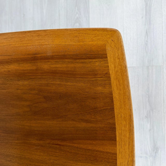 Wood Rationalist Table in Style of t.h. Robsjohn-Gibbings For Sale - Image 7 of 10