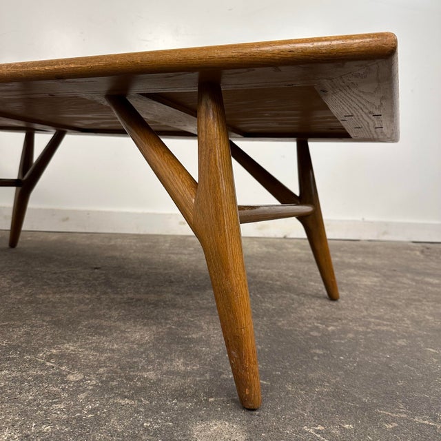 Wood 1950s Jack Van Der Molen Oak Coffee Table For Sale - Image 7 of 10