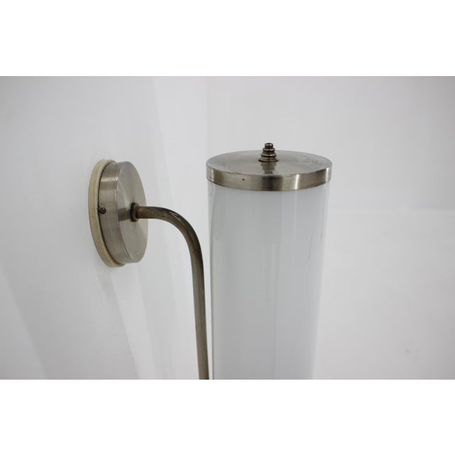 Bauhaus Chrome Wall Lamp, 1930s For Sale - Image 6 of 7