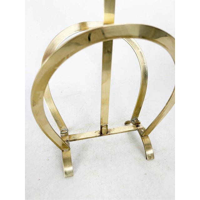 Vintage Brass Magazine Rack with Horse Detail, France, 1970s For Sale - Image 6 of 8