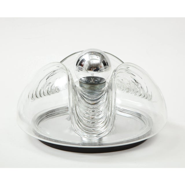 Metal Extra Large 1970's Peill & Putzler Wave Lights /Sconces - A Pair For Sale - Image 7 of 10