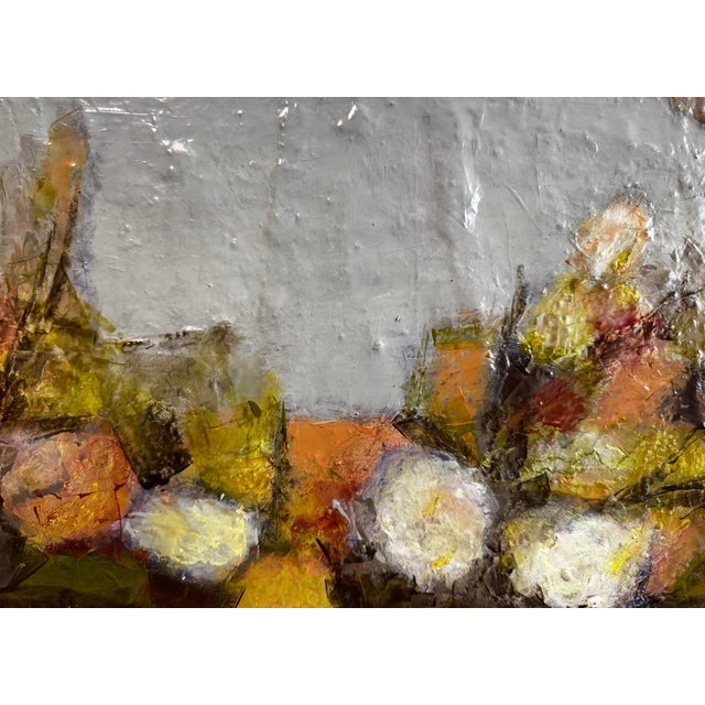 Abstract "Dandelion Daze" Original Mixed-Media Abstract on Panel by Zac Woodiel For Sale - Image 3 of 9