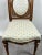 Wood Vintage French Louis XVI Style Oak Side Chairs, Carved Cameo Back, Pair For Sale - Image 7 of 15