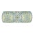 Scalamandre 21" x 7" Provence Bolster Pillow in Aqua Meadow For Sale