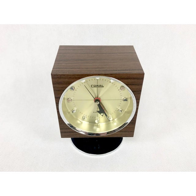Space Age Tulip Tokyo Tokei Clock from Coral, 1960s For Sale - Image 6 of 10