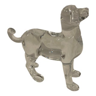 Baccarat Crystal Dog For Sale