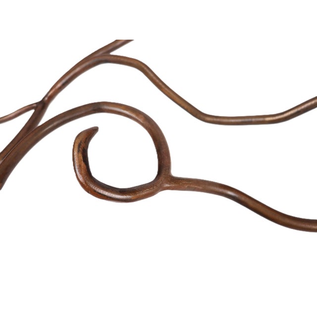 1990s Vintage Eric Powell Bronze and Glass Coffee Table For Sale - Image 5 of 17