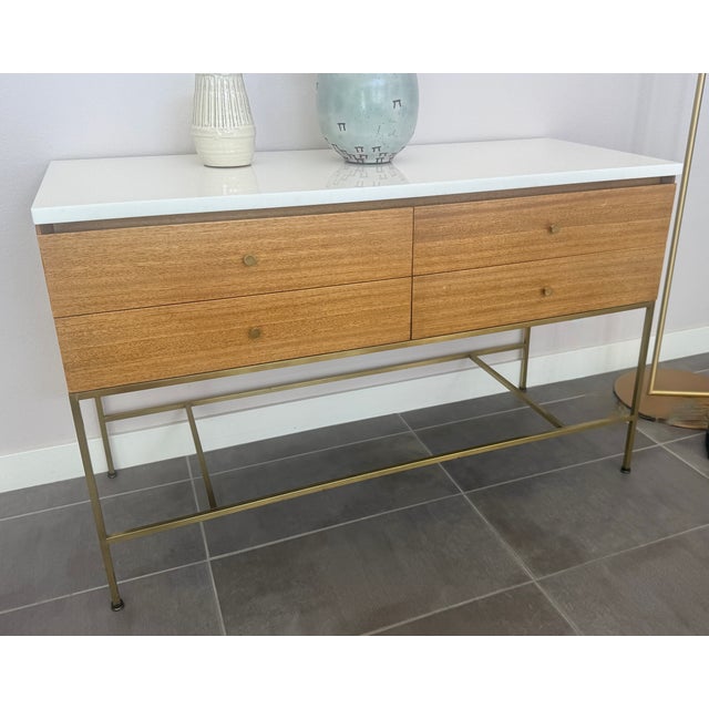 Mid 20th Century Mid 20th Century Paul McCobb Mid Century 4 Drawer Console Table For Sale - Image 5 of 6