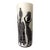 African, Tribal Cut Cameo Glass Vase, Ethnographic Women & Children For Sale