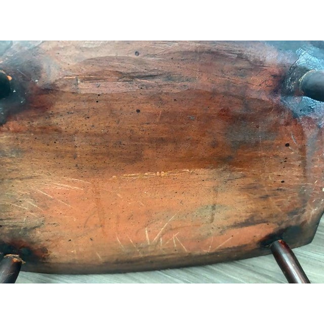 Collection of Three Painted 19Thc Philadelphia Windsor Chairs -3 For Sale - Image 10 of 11