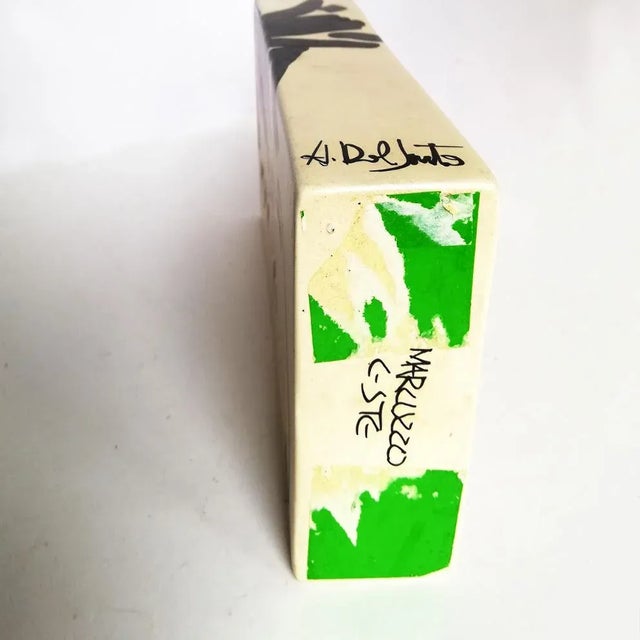 Mid-Century Italian Ceramic Vase by A. dal Sarto for Marcuzzo Este For Sale - Image 3 of 8