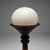 1970s Large Earthy Ceramic and Opaline Glass Floor Lamp from Doria Leuchten, Germany, 1970s For Sale - Image 5 of 11