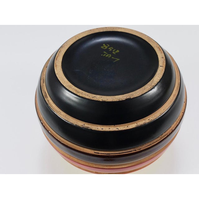 Orange Mid-Century Ceramic Ball Vase attributed to Bitossi for Bitossi, Italy, 1960s For Sale - Image 8 of 18