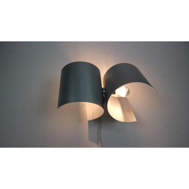 Silver Wall Adjustable Lamp by Giuliano Cesari for Nucleo Sormani, Italy, 1960s For Sale - Image 3 of 18