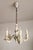 Vintage Hand-Shaped Gilded Five-Light Porcelain Chandelier from Capodimonte, 1940s For Sale - Image 9 of 18