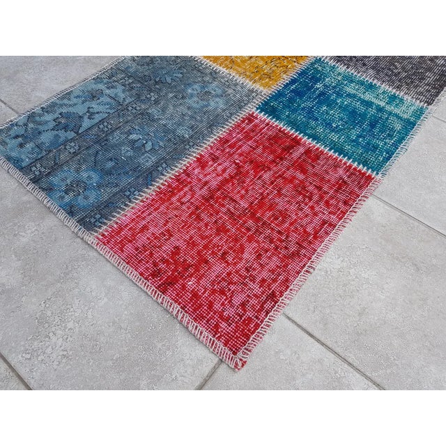 1960s Handmade Decorative Floor Runner For Sale - Image 4 of 10