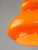 Mid-Century Modern Italian Orange Glass and Brass Pendant Lamp, 1960s For Sale - Image 4 of 18