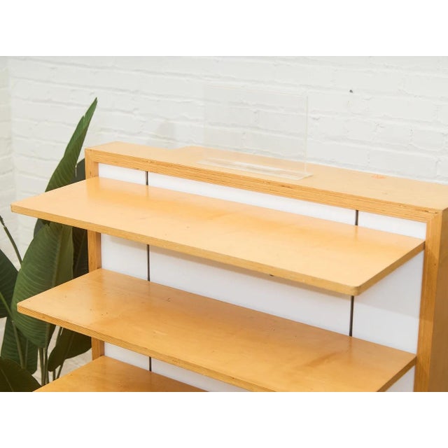Mid 20th Century Double Sided Vintage Retail Shelf For Sale - Image 5 of 10