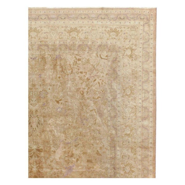 Galerie Shabab Collection Early 20th Century Handmade Turkish Silk Herekeh Room Size Carpet For Sale - Image 4 of 10
