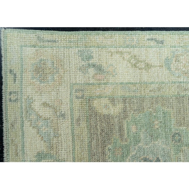 Turkish Oushak Rug 2'5" x 8'7" #19269 For Sale - Image 4 of 8