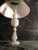 Large White Glass Table Lamp, 1970s For Sale - Image 6 of 18