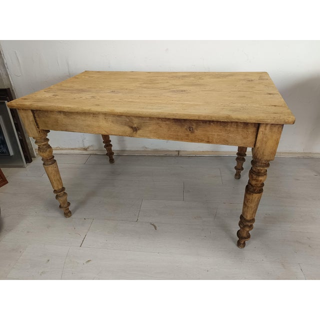 Farmhouse Bistro Table in Elm and Fir For Sale - Image 16 of 18
