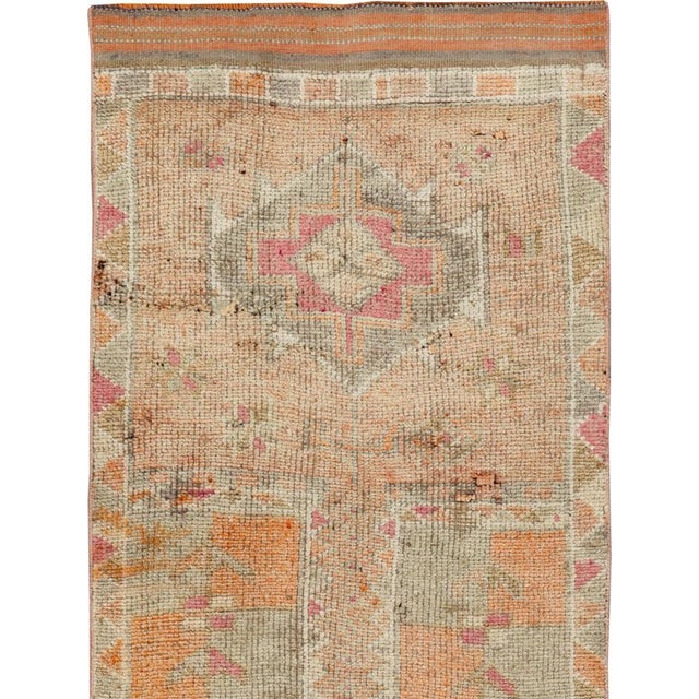 Tribal Galerie Shabab Collection Mid-20th Century Turkish Anatolian Runner For Sale - Image 3 of 10
