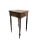 Late 20th Century Mahogany One-Drawer Side Table With Spindle Leg and Brass Handle For Sale - Image 4 of 11