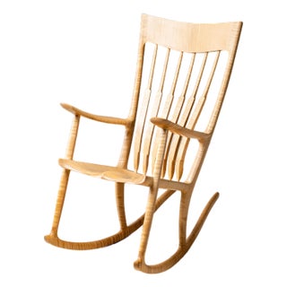 Sam Maloof Style Rocking Chair For Sale