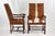 1920s 1920s Statement Pair of Grand Antique Armchairs | New Cowhide Upholstery For Sale - Image 5 of 16