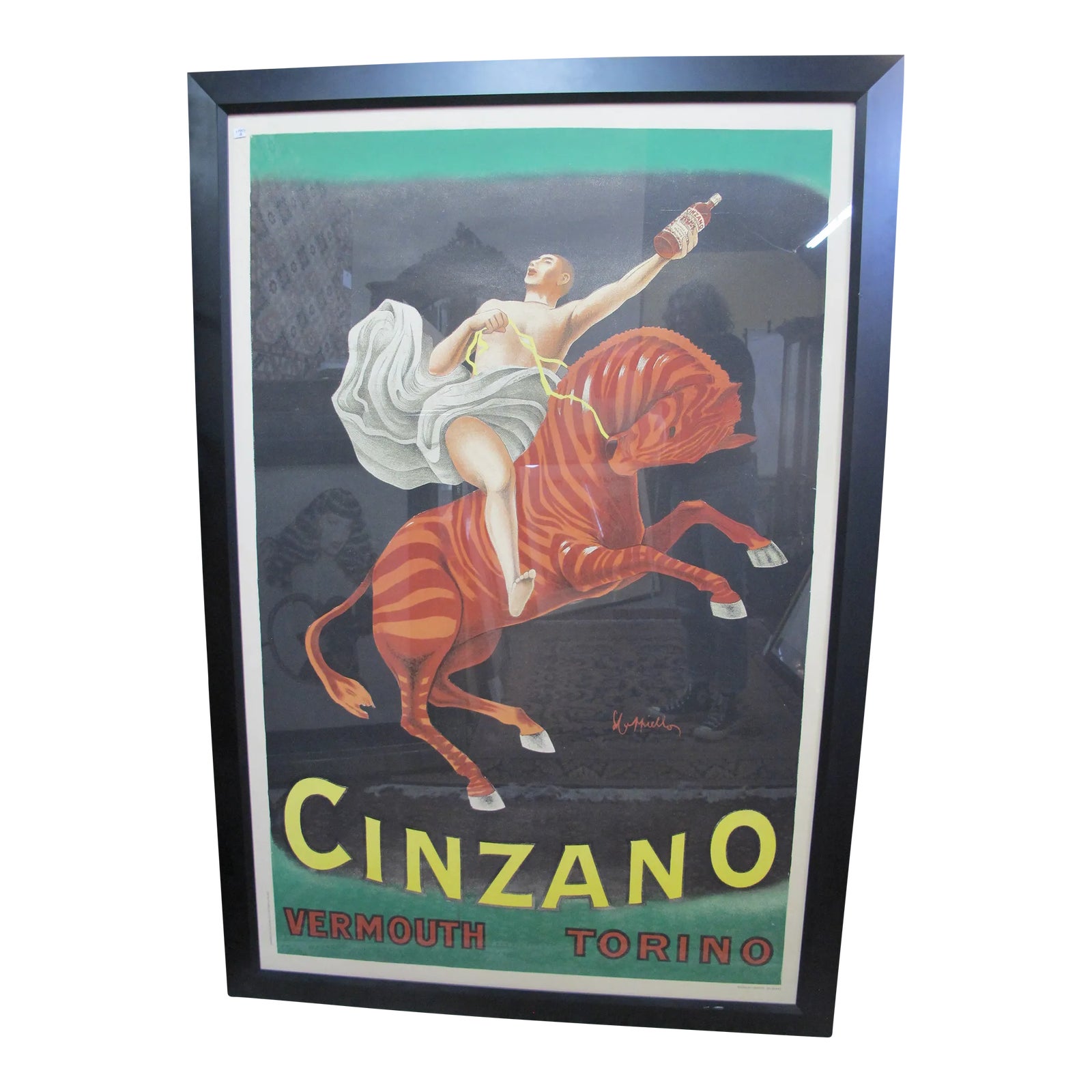 Italian Vintage Leonetto Cappiello Cinzano Vermouth Torino