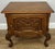 Vintage French Louis Style Oak Bedside Tables, Set of 2 For Sale - Image 4 of 11