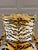 Gold Antique French Regency Giltwood Fauteuil in Scalamandré “Le Tigre” Silk Velvet For Sale - Image 8 of 15