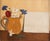Jean Verdier, Still Life with Flowers in Ceramic Pitcher, Oil on Canvas For Sale - Image 10 of 10