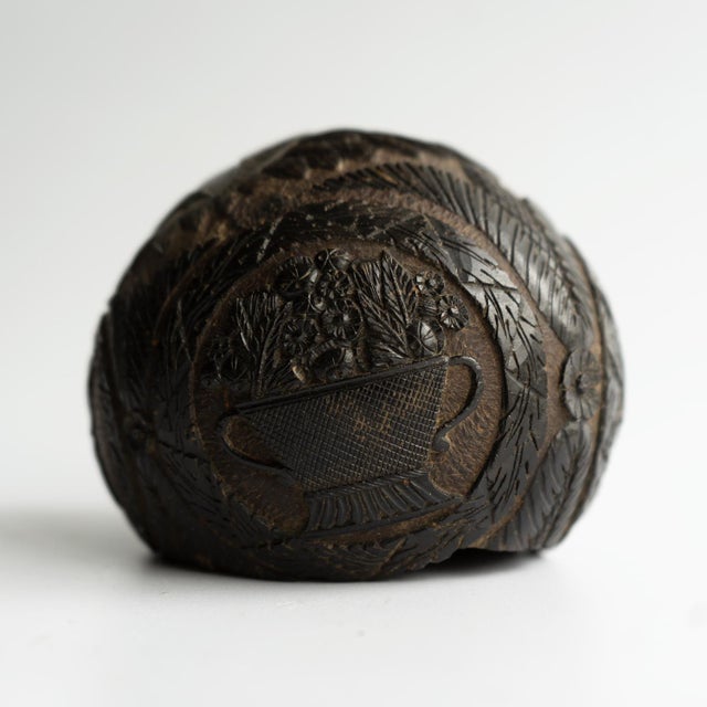 Antique Sailors Bugbear, Naive Folk Art Carved Coconut, Late 18th/Early 19th Century For Sale - Image 12 of 17
