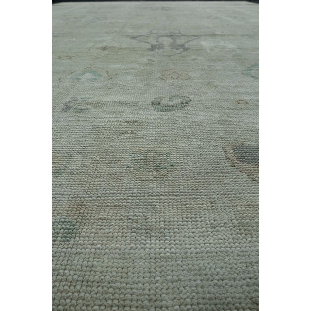 Oushak Rug 10'6" x 14'4" #17820 For Sale - Image 4 of 8